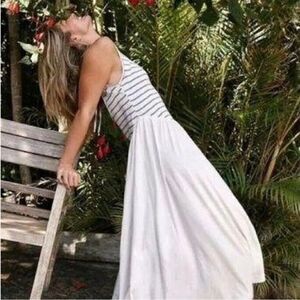NWOT Free People MIDI ribbed bodice Dress with pockets